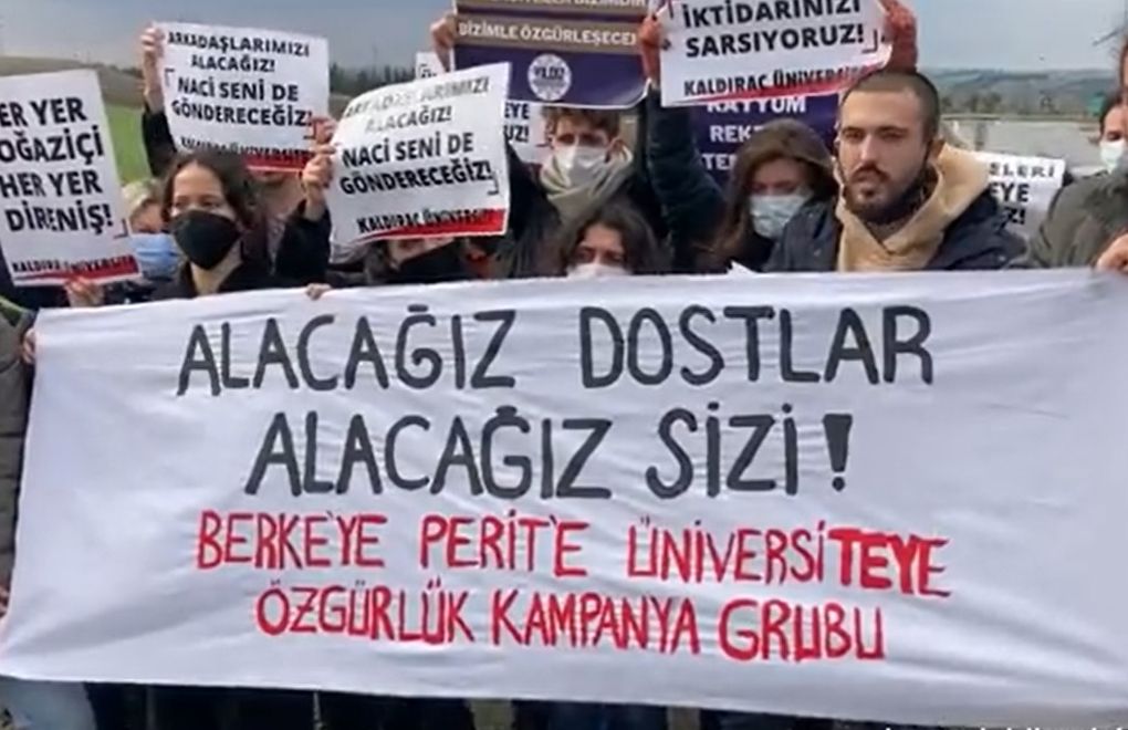 ‘We will take Berke and Perit’: Boğaziçi students protest in front of Silivri Prison