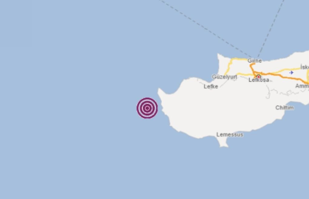Kıbrıs Adası açıklarında 6,4 büyüklüğünde deprem
