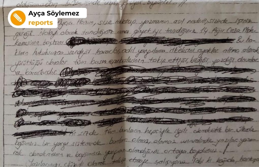 Prisoner's letter censored for ‘targeting’ the judge of a high criminal court