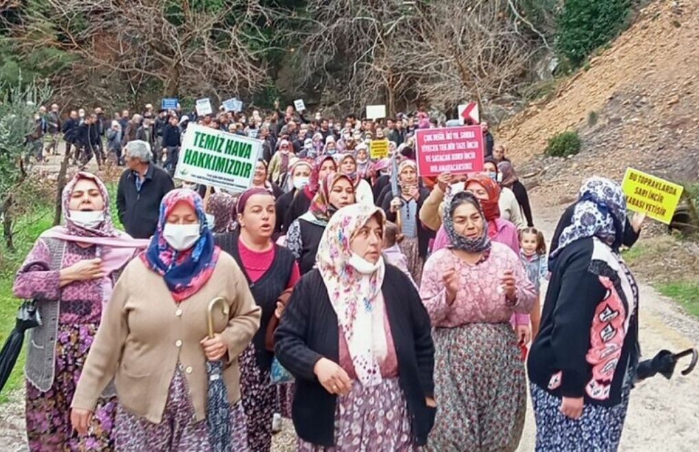 Gold mine drilling in Aydın halted after villagers' resistance