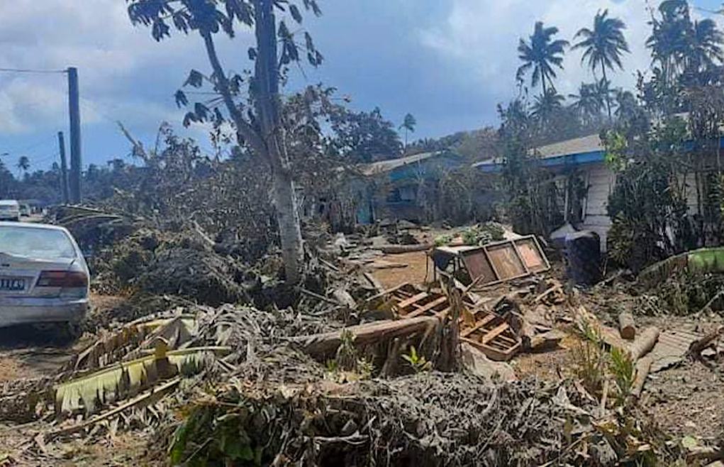 Tongalılar'ın yüzde 80'i yanardağ patlaması ve tsunamiden zarar gördü 