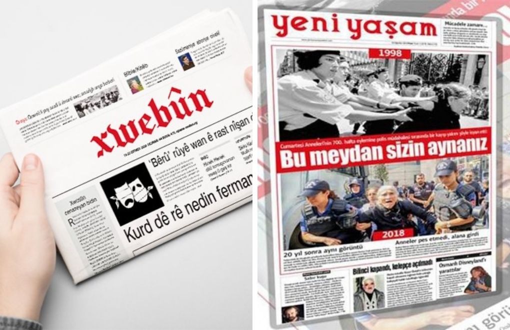 Access block to Xwebûn, Yeni Yaşam newspapers’ websites
