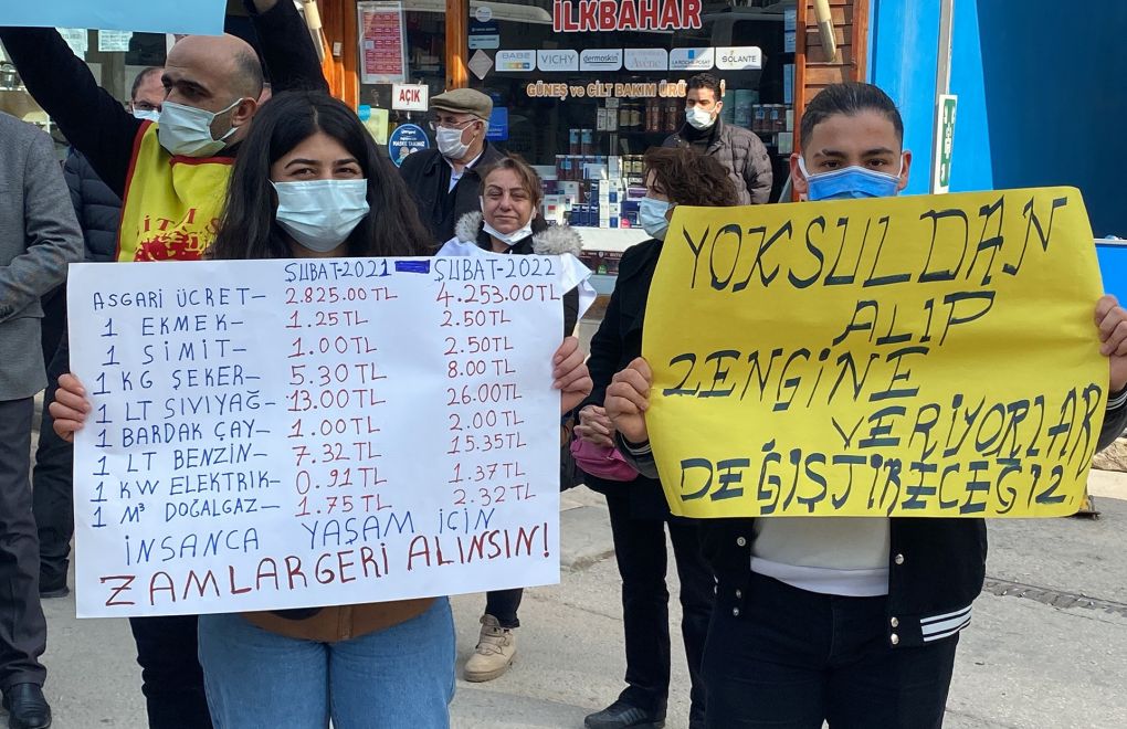 Elazığ, Sivas, Malatya'da zamlara karşı eylem 