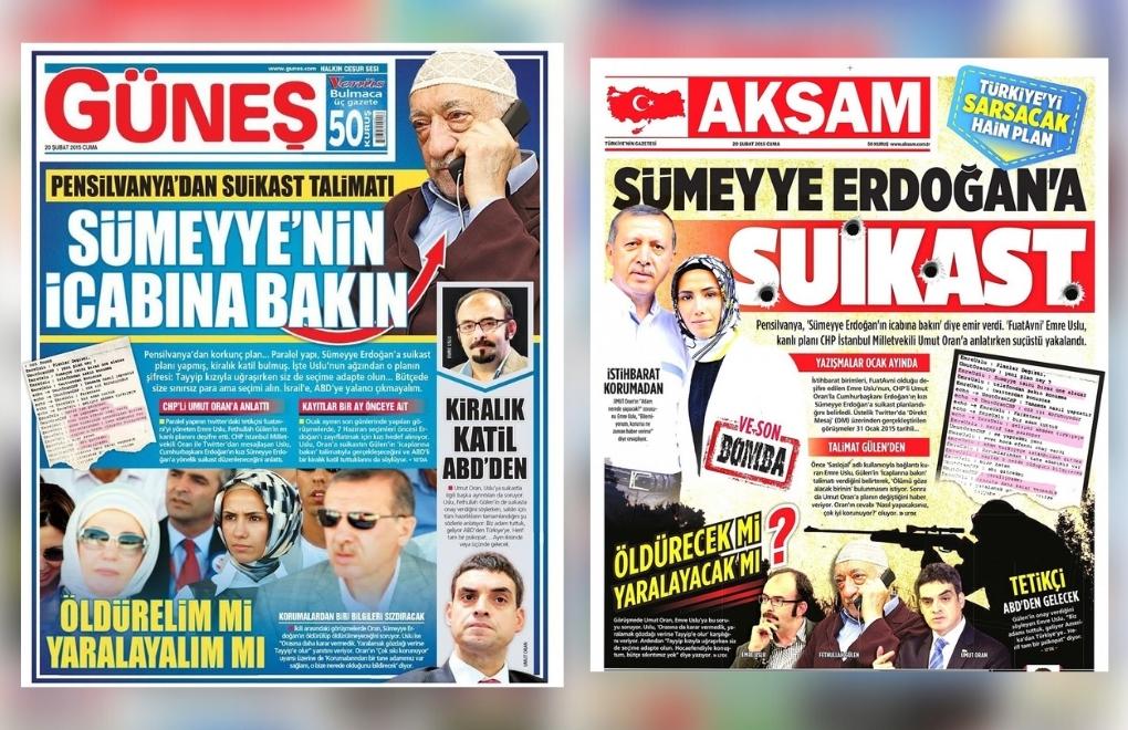 Akşam ve Güneş’in Sümeyye Erdoğan'a suikast tapesi sahte çıktı