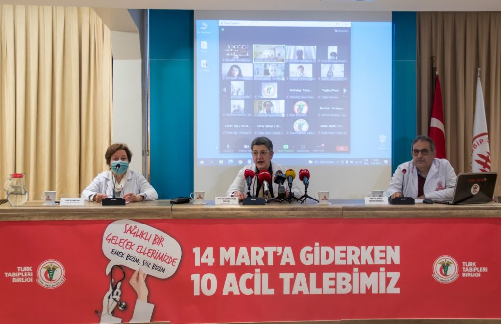 Turkish Medical Association raises 10 urgent demands ahead of 2-day strike in mid-March