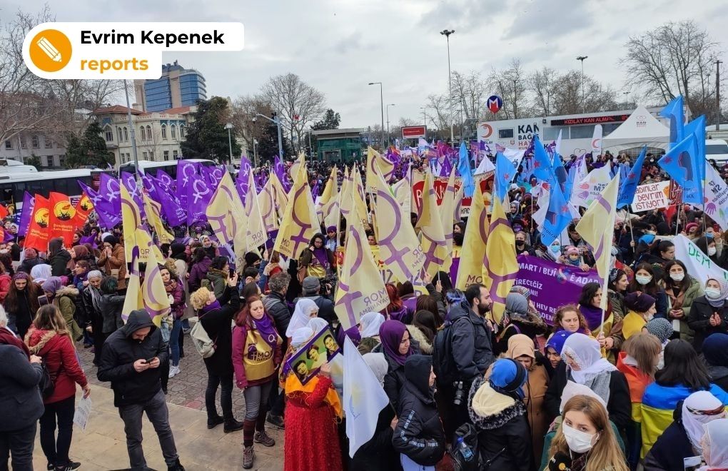 March 8 demonstration in İstanbul: ‘Let your papa state pay the price for the crisis’