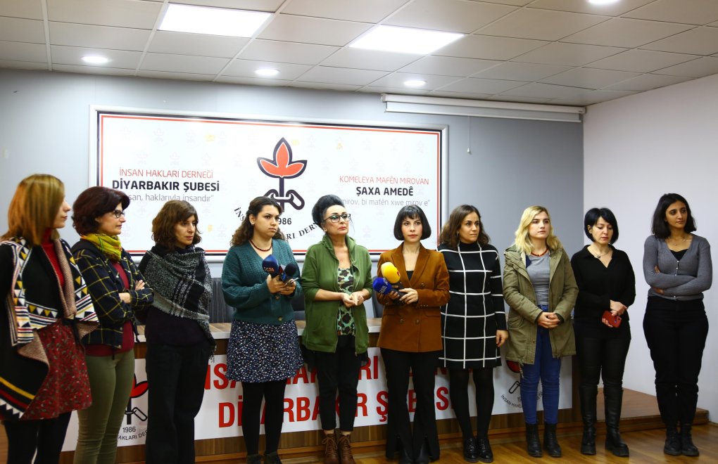 Diyarbakır’da 23 kadının gözaltına alınmasına tepki 