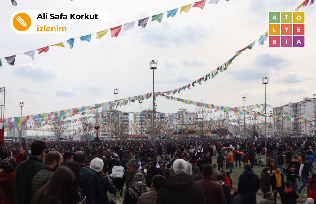 Emniyet'in yıldırma politikası altında coşkulu Diyarbakır Newrozu