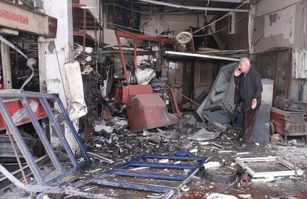Diyarbakır sanayide patlama: 10 kişi yaralı