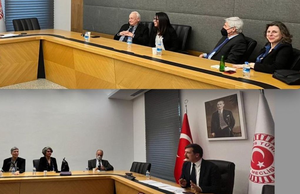 Boğaziçi Üniversitesi akademisyenleri Meclis'i ziyaret etti