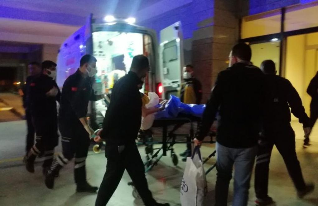 Soma’da işçi servisi devrildi | 7 yaralı