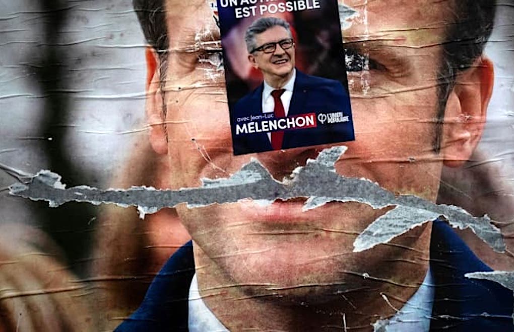 Solcu Mélenchon'un seçmenlerinin yüzde 38'i ikinci turda Macron'a oy verdi