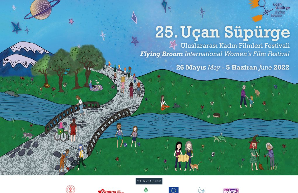 25. Uçan Süpürge Kadın Filmleri Festivali afişi hazır