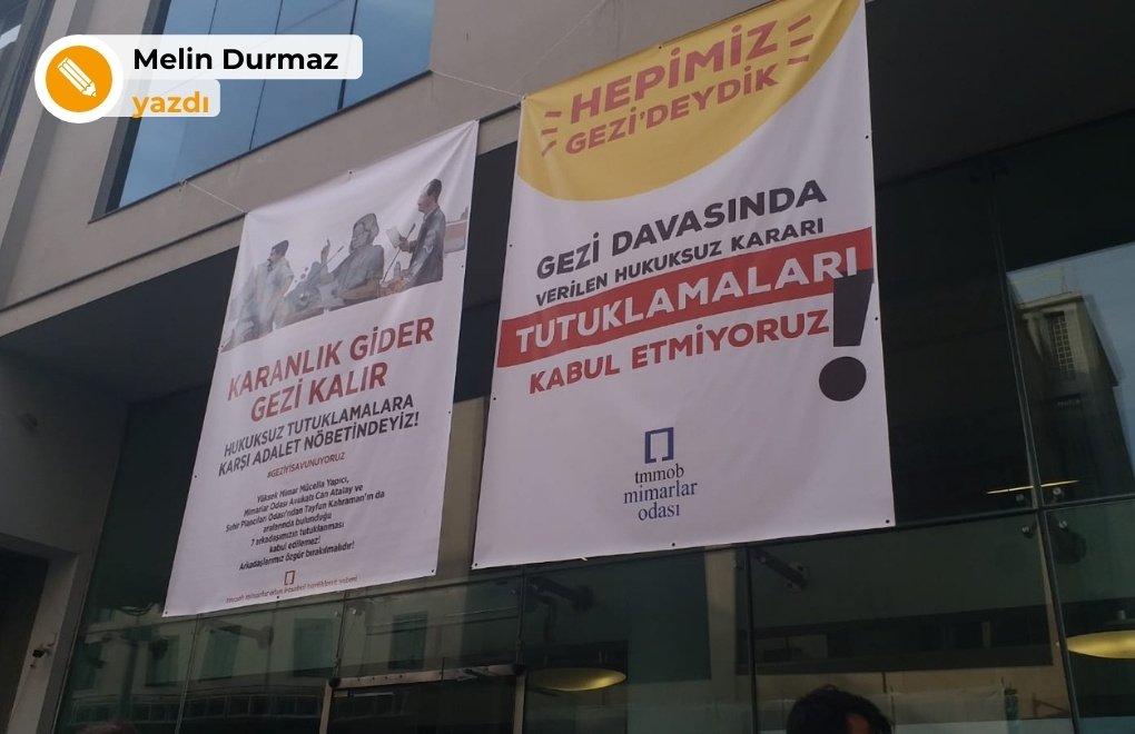 TMMOB Gezi için adalet nöbetinde: Karanlık gider Gezi kalır