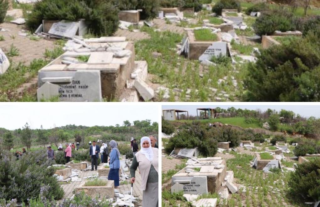 Diyarbakır'da mezarlara saldırı: "Hiçbir toplumda kabul görmez"