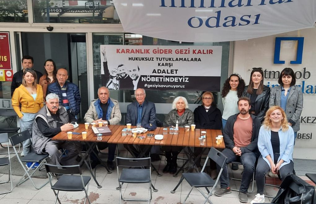 Gezi Davası kararlarına karşı Adalet Nöbeti 11. gününde