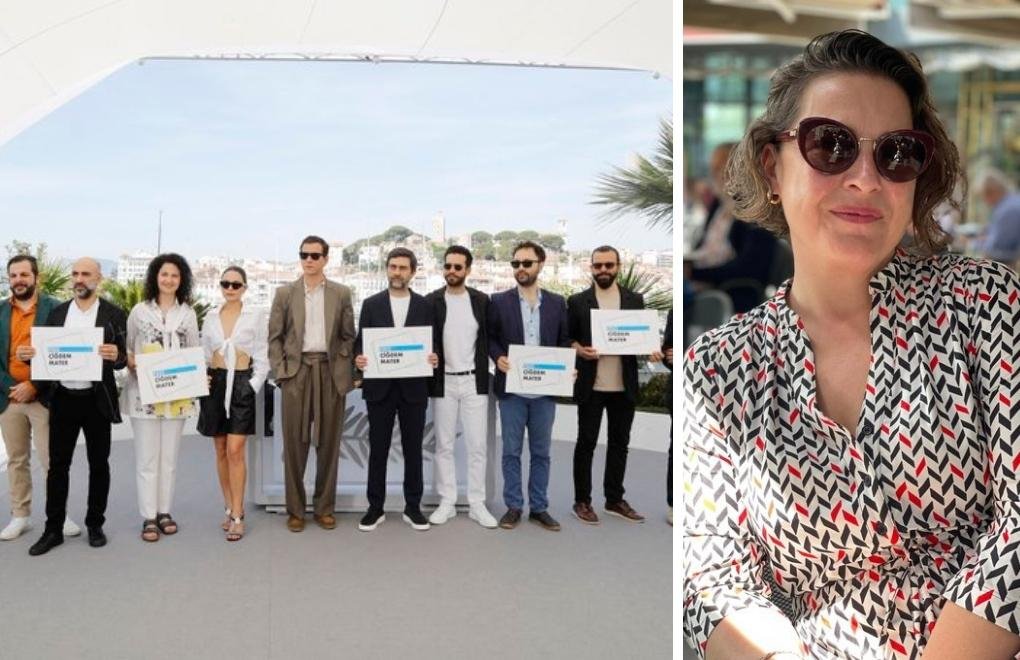 Cannes'da Kurak Günler ekibinden Çiğdem Mater'e özgürlük talebi