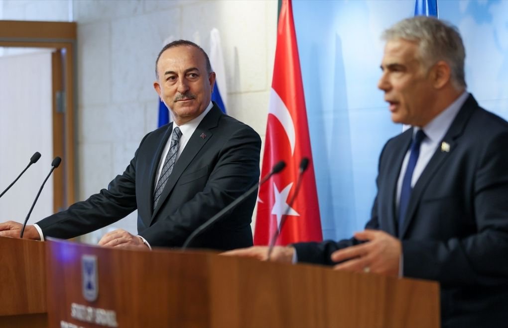Turkey's FM meets counterpart in Israel in first visit in 15 years