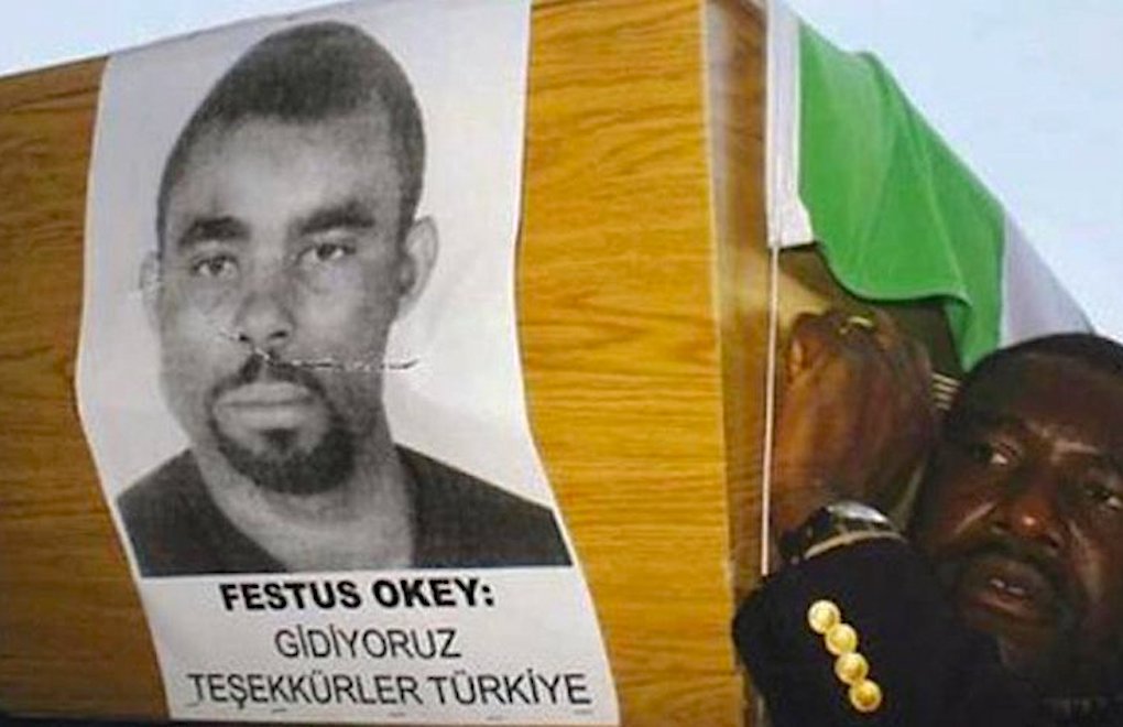 Festus Okey'i polis merkezinde öldüren görevliye "taksir"den 3 yıl 4 ay
