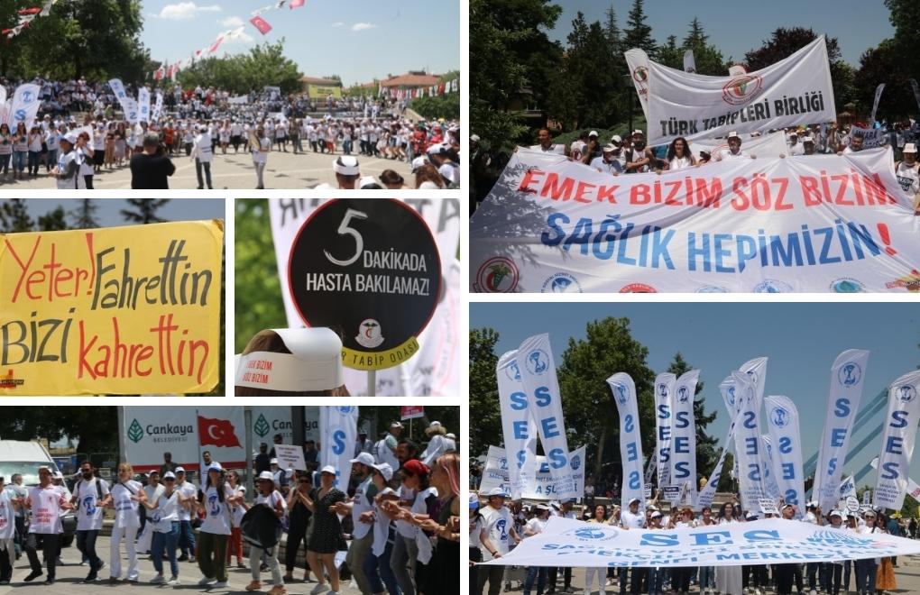 Ankara "beyaza boyandı": Yeter artık Fahrettin kahrettin bizi