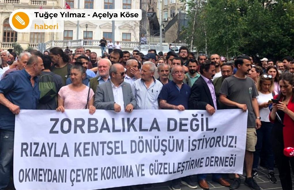 Okmeydanı halkı Beyoğlu Belediyesi'nde: Sur ile birlikte bizim de yaşam hakkımız elimizden alındı
