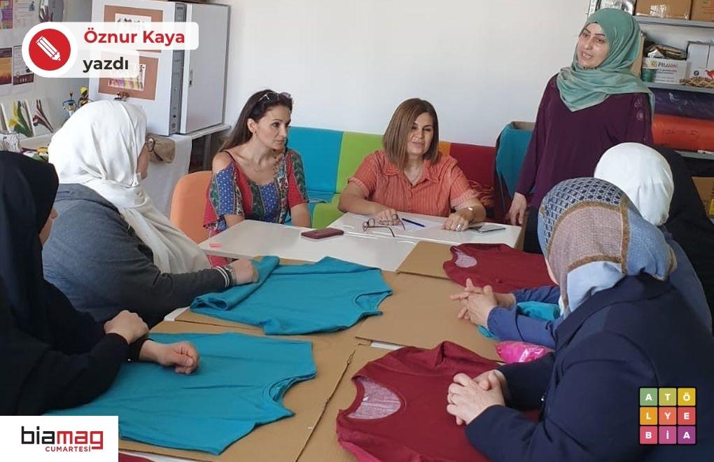 Mülteci kadınlar KADAV atölyelerinde: "Gücünü gör"