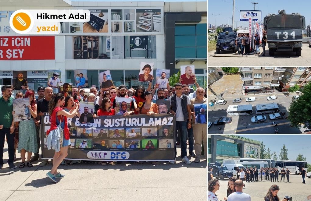 İstanbul'dan Diyarbakır'a gazeteci dayanışması