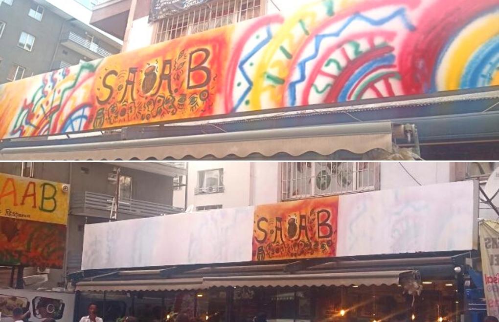 Police force African restaurant in Ankara to change colors of signboard
