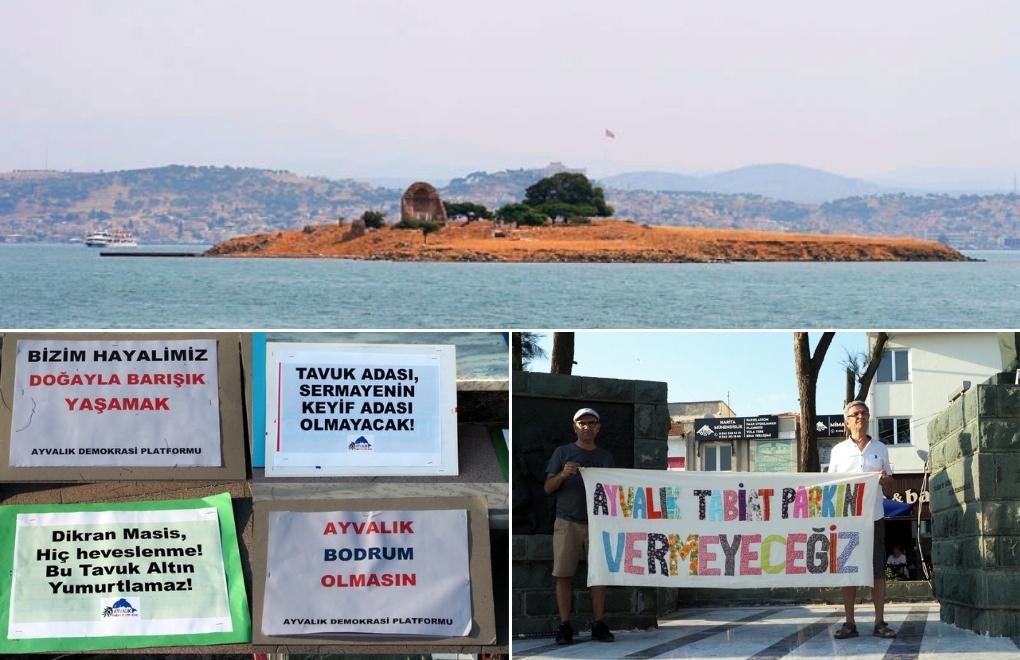 Tarihi Tavuk Adası’ndaki turizm projesi protesto edildi
