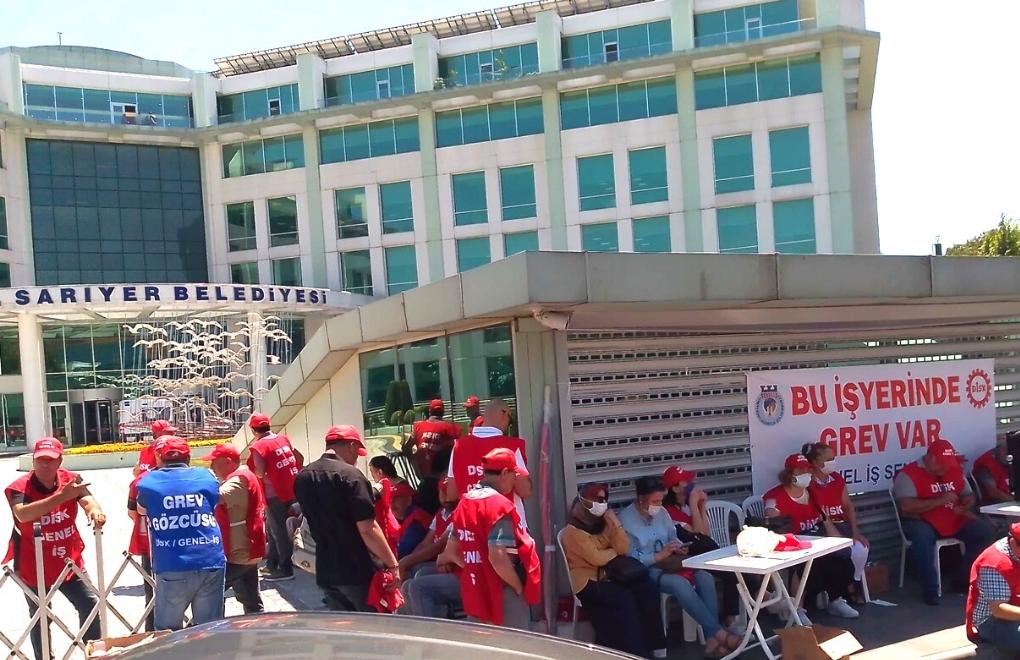 Sarıyer Belediyesi’nde işçiler greve çıktı: “Tek muhatap belediye işverenleri”