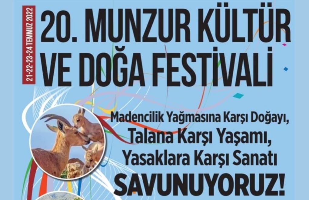 20. Munzur Kültür ve Doğa Festivali’nin programı belli oldu