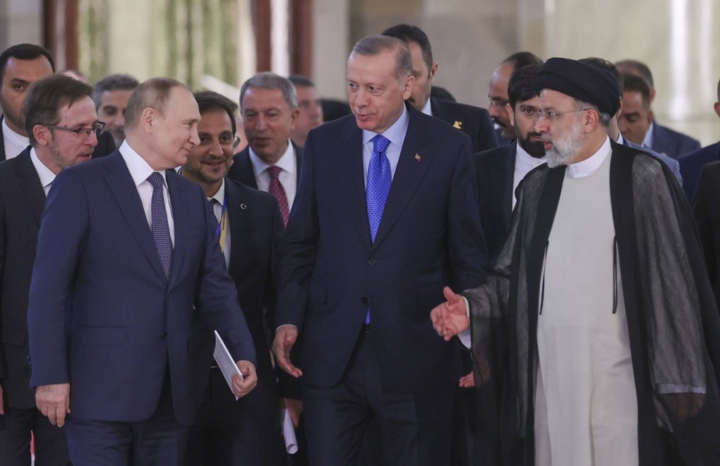Putin, Raisi reiterate commitment to Syria's territorial integrity as Erdoğan vows to fight YPG