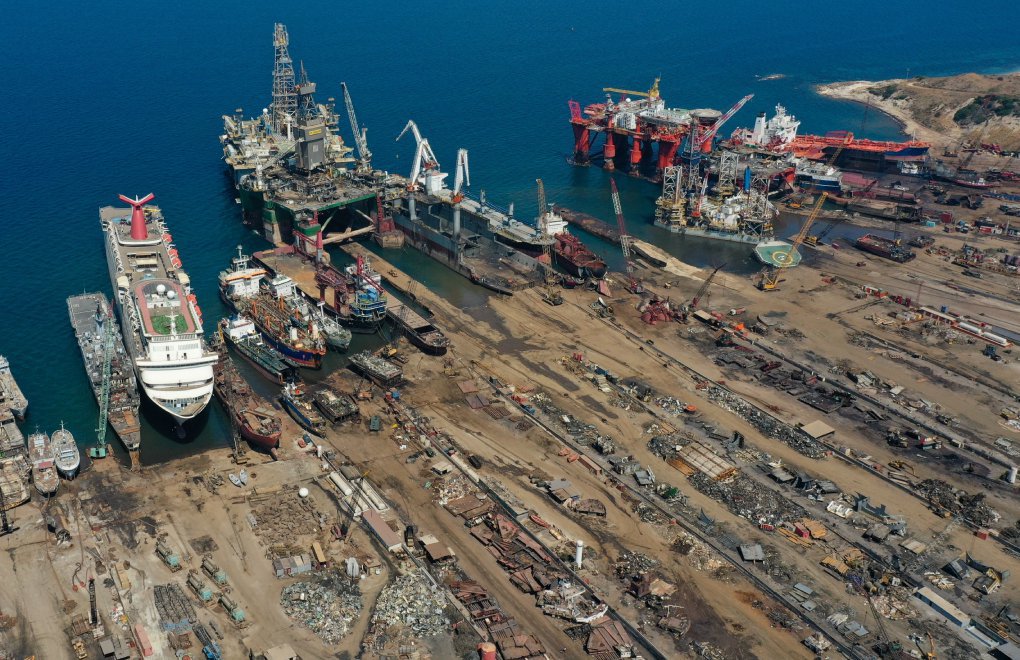 Workers' mortality rate in Türkiye's Aliağa ship recycling facility 30 times the country average