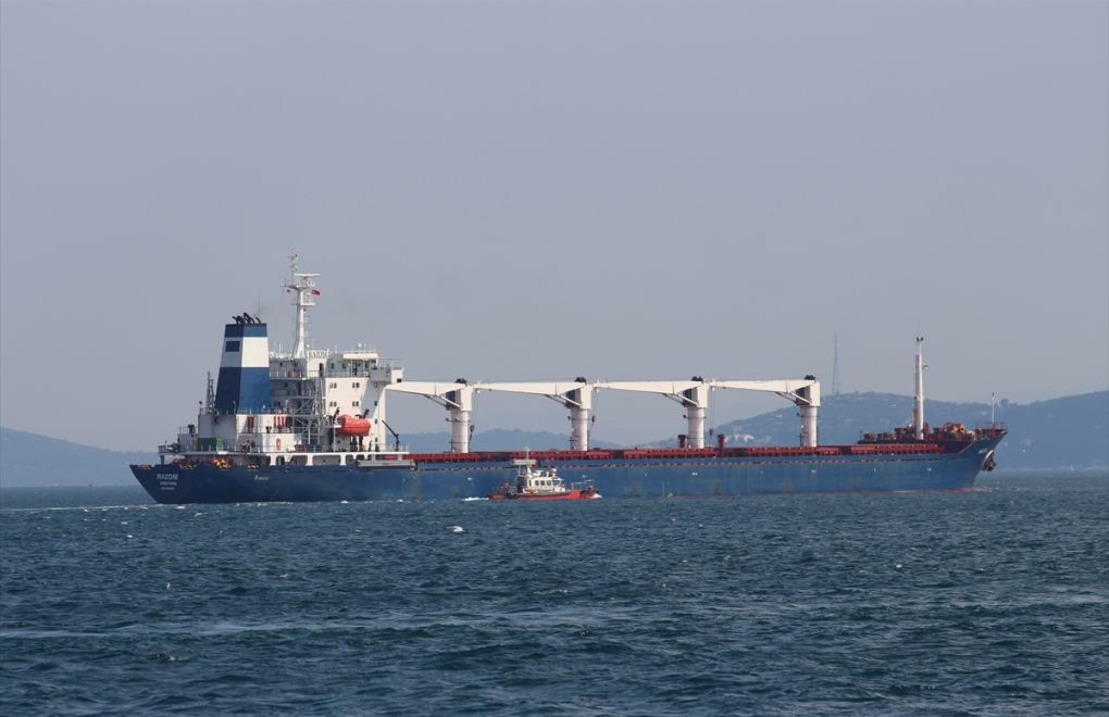 Ukraine grain ship leaves İstanbul after inspections