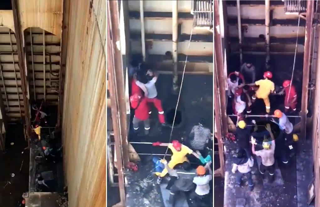 Job safety specialist filmed while trying to put safety belt on killed shipyard worker