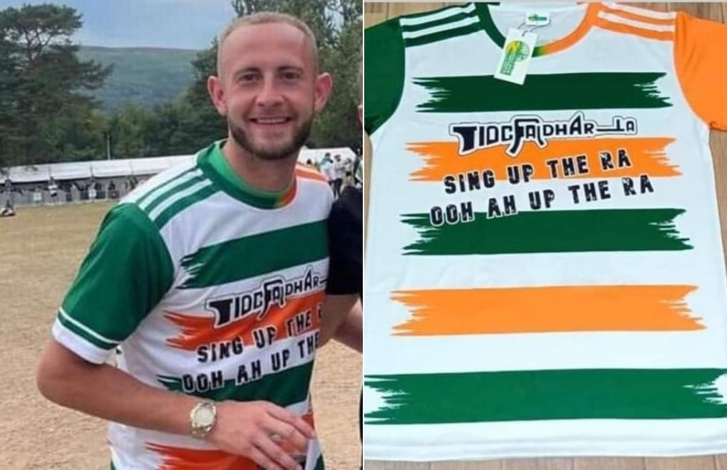 IRA tişörtü giyen futbolcunun sözleşmesi feshedildi