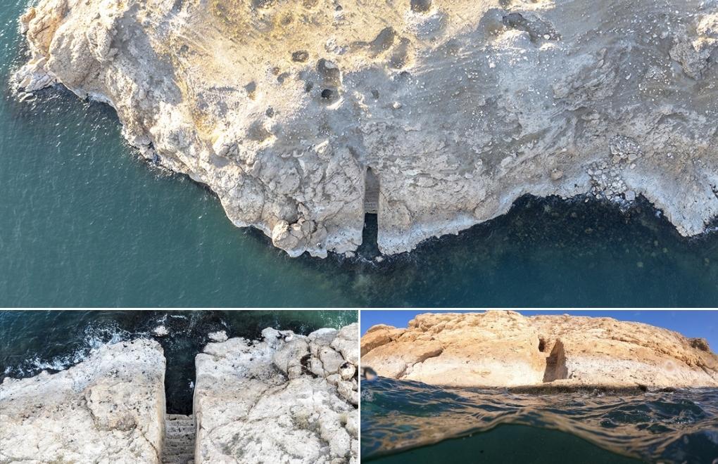 Van Gölü’ndeki çekilmeyle antik Urartu Limanı ortaya çıktı