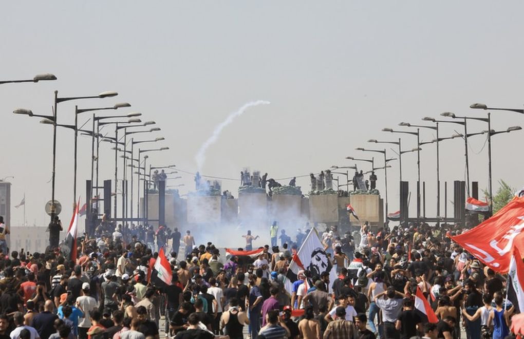 Bağdat’ta 1 Ekim eylemi | 50 kişi yaralandı