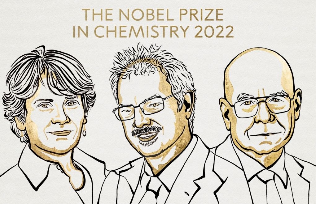 2022 Nobel Kimya Ödülü, üç bilim insanına