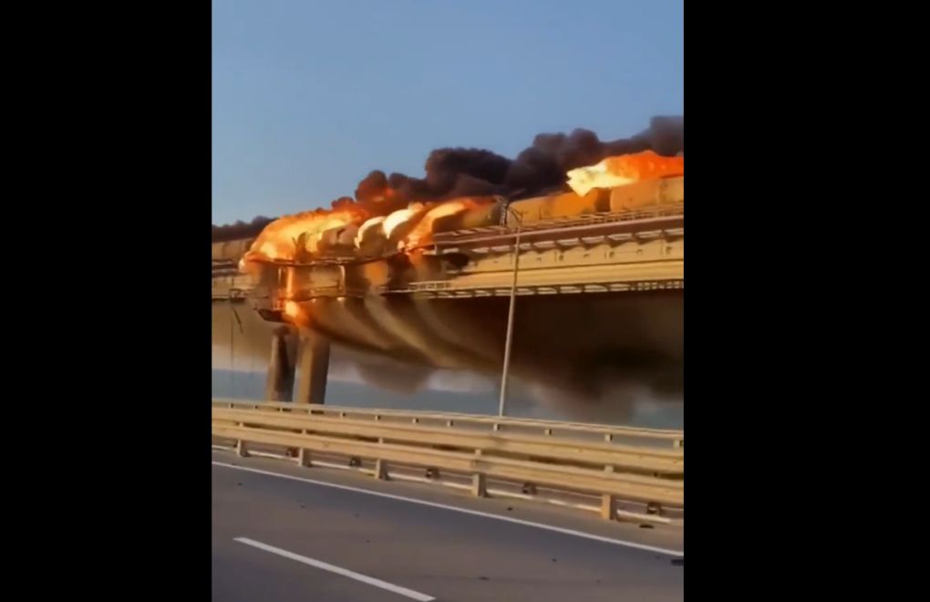 Kırım ile Rusya'yı bağlayan köprüde patlama I Ukrayna: Başlangıç