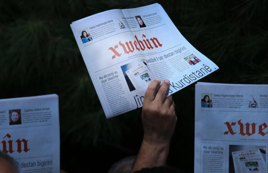 Polîsan belavkirina rojnameya Xwebûnê asteng kiriye