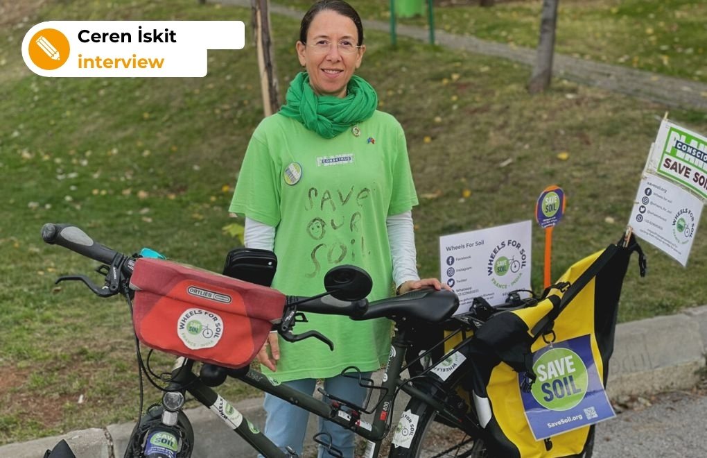 A Green Journey from France to India: Cyclist Nathalie Massè Says 'We must save the soil'