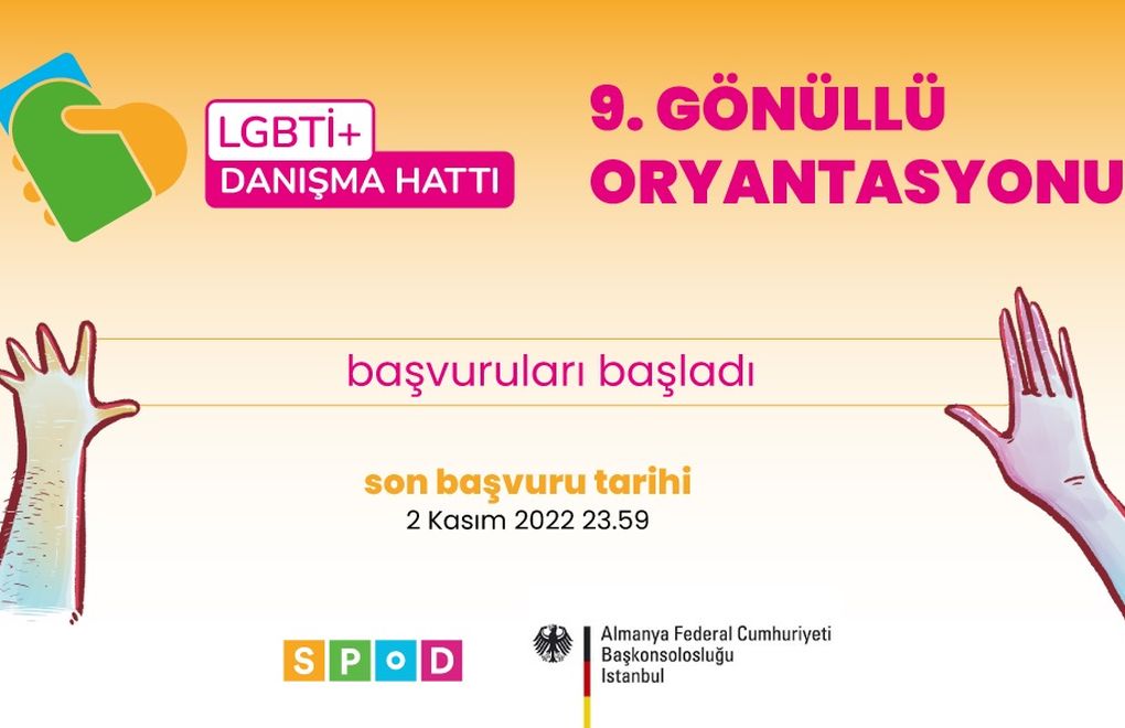  LGBTİ+ Danışma Hattı 9. gönüllü oryantasyonu başvuruları açıldı