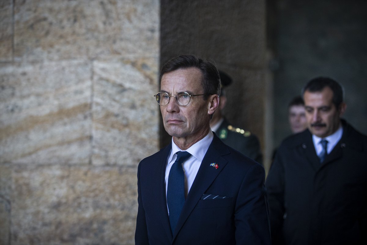 İsveç Başbakanı Kristersson Ankara’da: Gündem NATO üyeliği