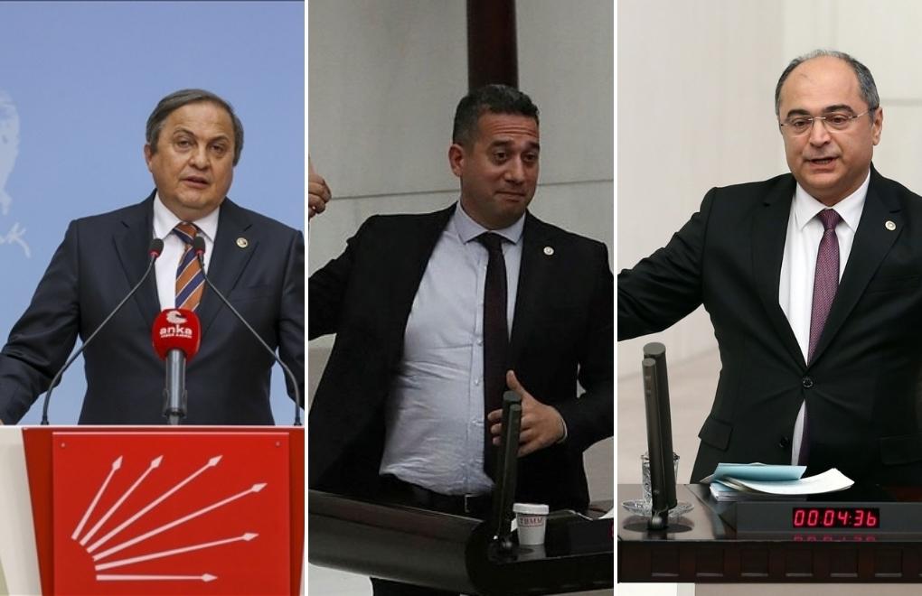 CHP'li üç milletvekili hakkında fezleke