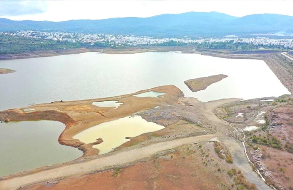 Bodrum Mumcular Barajı’nın su seviyesi yüzde 20’ye düştü