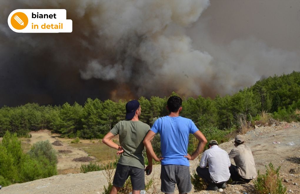 How did media report 2021 forest fires in Türkiye?