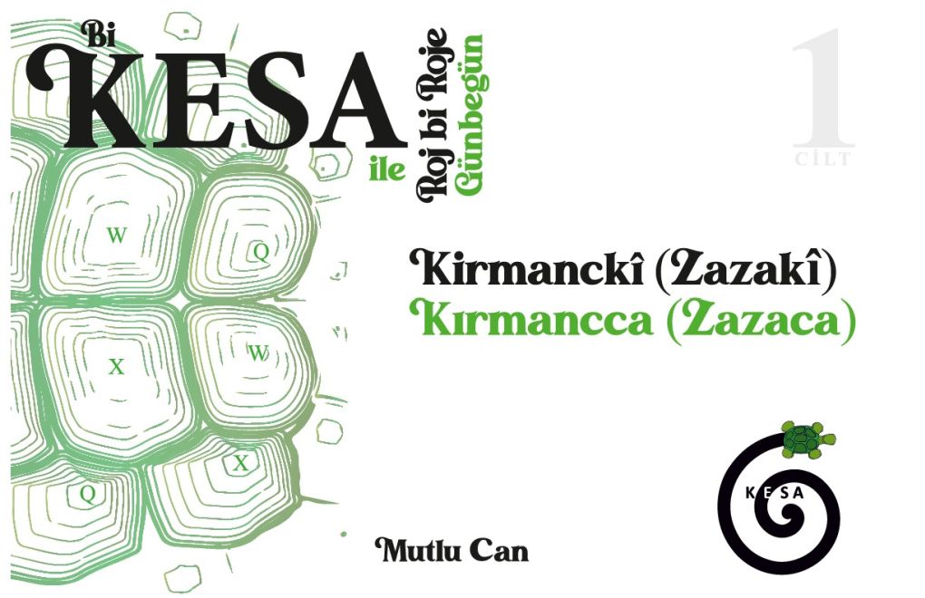 Kesa/Kaplumbağa ile Kırmanckî -Zazaca öğrenme kitabı çıktı