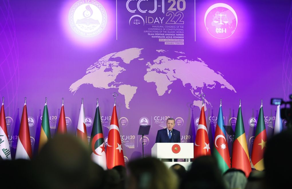 Erdoğan, “hukuk ve insan hakları” hakkında konuştu