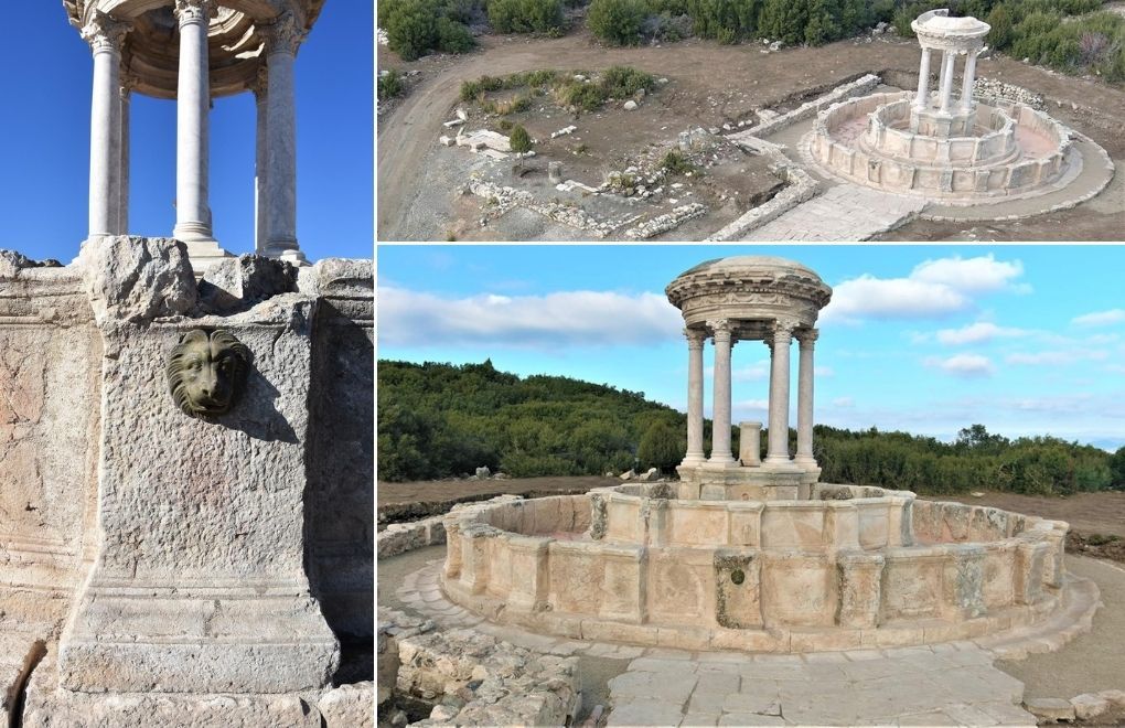 Kibyra Antik Kenti’nde Antik Çeşme Yapısı restore edildi